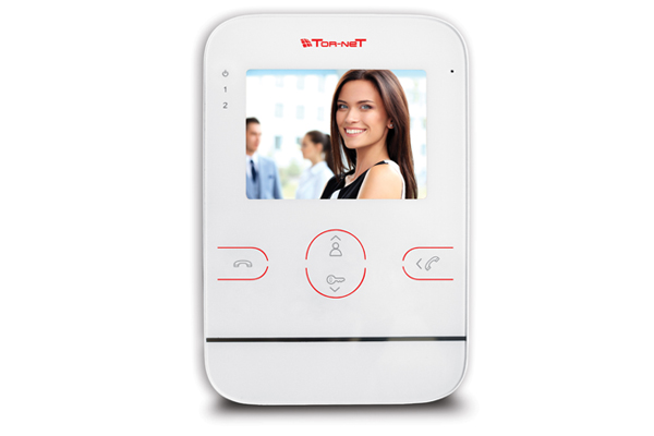Комплект видеодомофона Tor-neT TR-25 W/412 Комплект видеодомофона Tor-neT TR-25 W/412