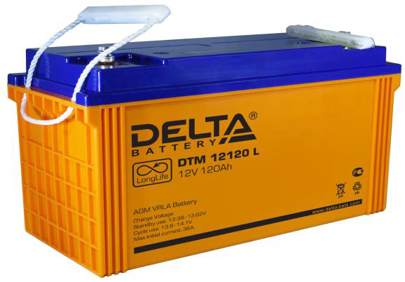 Батарея аккумуляторная Delta DTML 12В 120 Ач